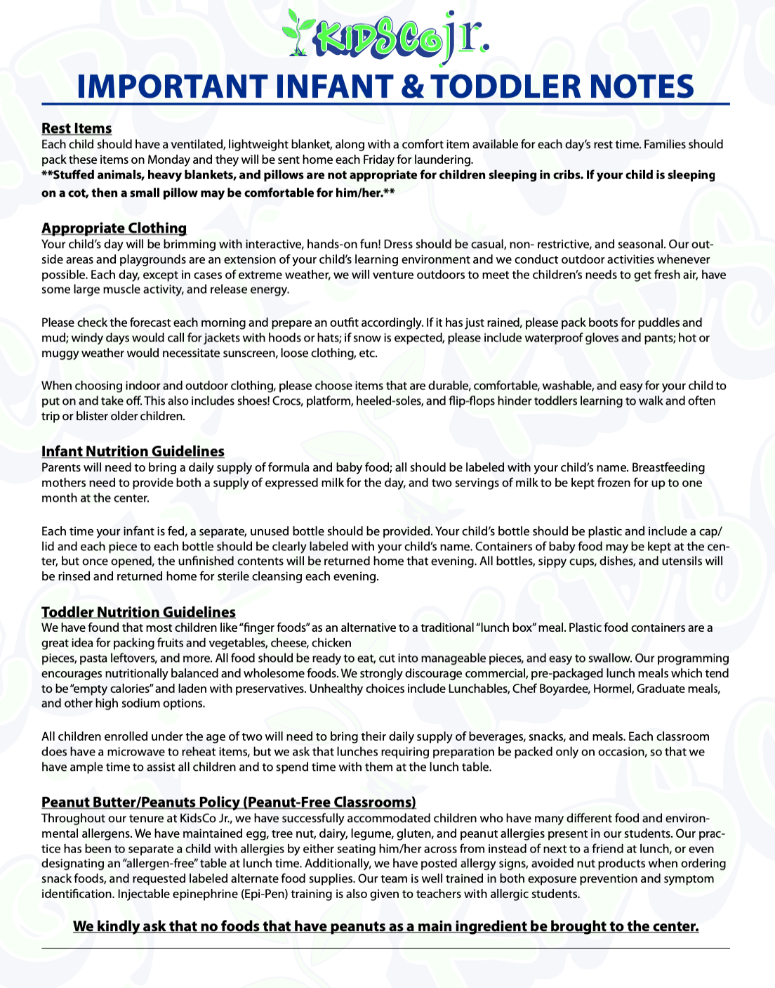 Parent resources kidsco jr preschool care services in montgomery